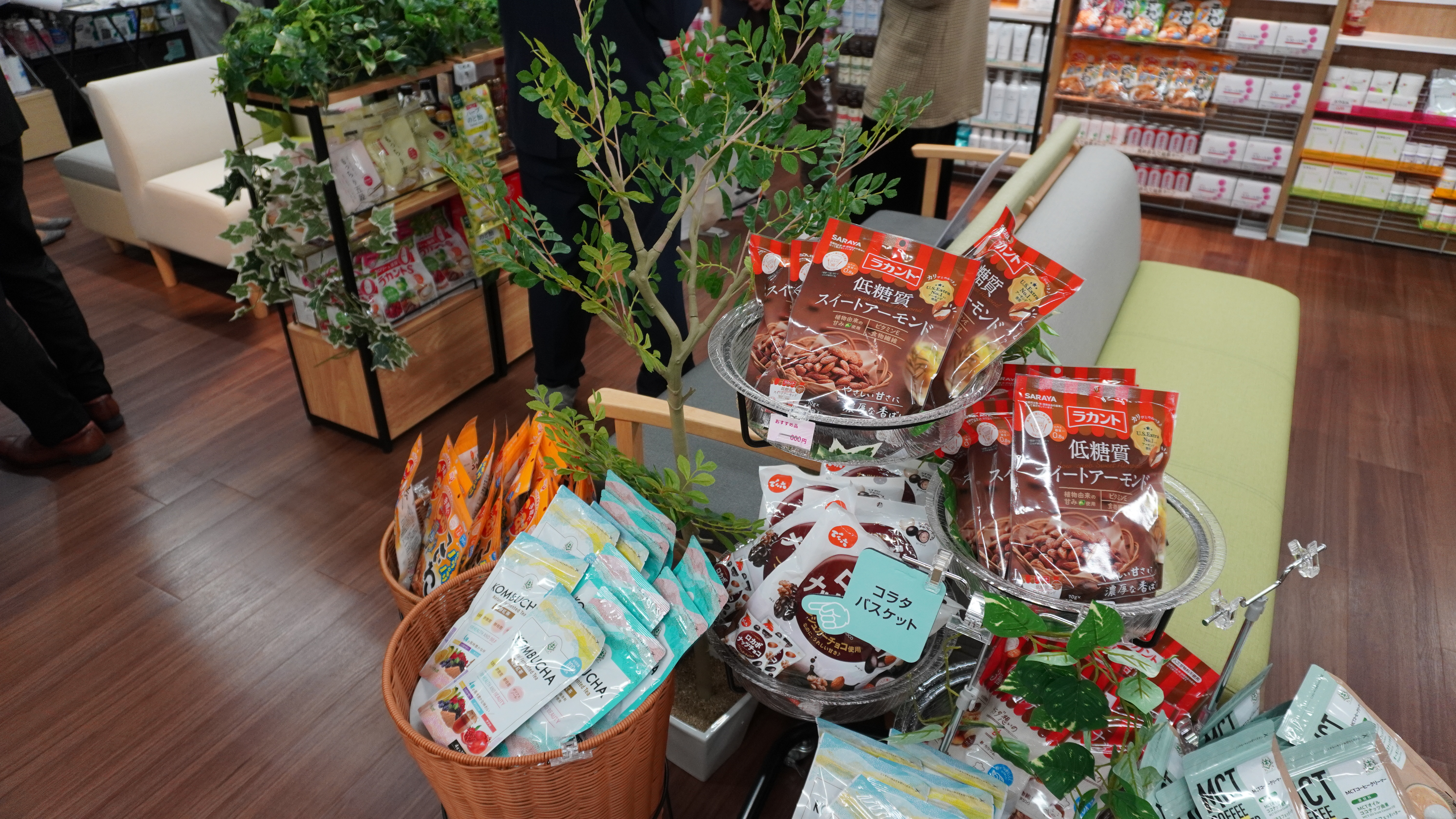 「緑」を組み合わせた売り場づくりの提案